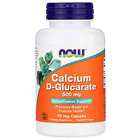 Глюкарат кальция NOW Foods "Calcium D-Glucarate" 500 мг (90 капсул)