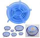 Силіконові кришки універсальні Super Stretch Silicone Lids, фото 6
