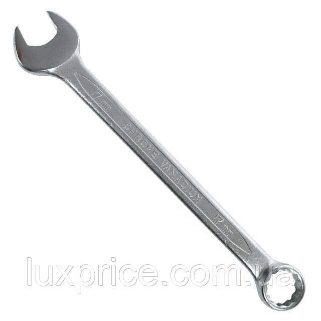 Ключ комбінований 6 мм, Cr-V, покриття сатин-хром, PROF DIN3113 INTERTOOL XT-1006 Luxprice, фото 1