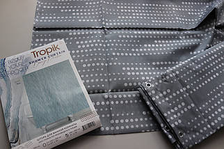 Широка штора для ванної кімнати 240*200 см Rain Tropik Туреччина, фото 3