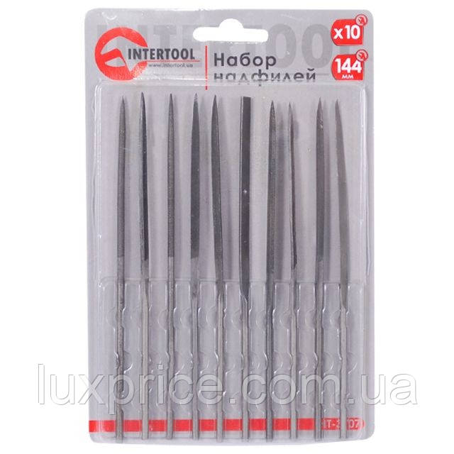 Набір надфілів 10 од. INTERTOOL HT-3707    Luxprice, фото 1