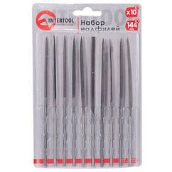 Набір надфілів 10 од. INTERTOOL HT-3707    Luxprice