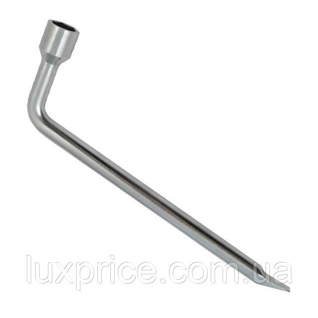 Ключ баллонний L-подібний 19мм x 350мм INTERTOOL XT-4219    Luxprice, фото 1