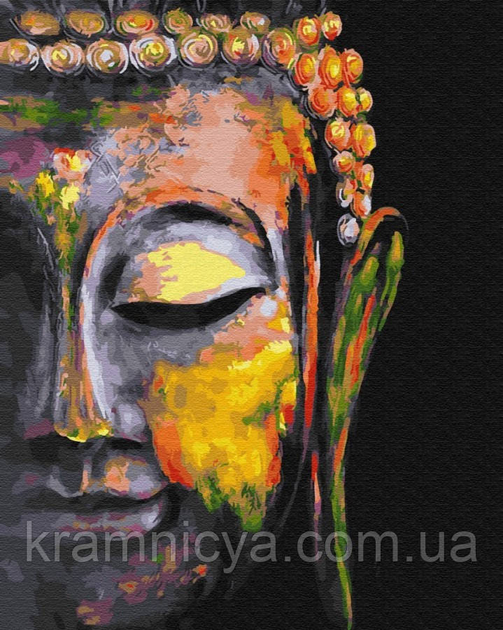 Картина по номерам Brushme 40х50 Разноцветный Будда (GX30220) - фото 1 - id-p1207962723
