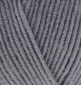 Нитки пряжа для в'язання бавовна акрил COTTON GOLD ALIZE Коттон Голд Алізе № 87 - вугільно чорний, фото 1