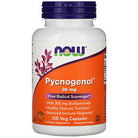 Пикногенол NOW Foods "Pycnogenol" сильный антиоксидант, 30 мг (150 капсул)