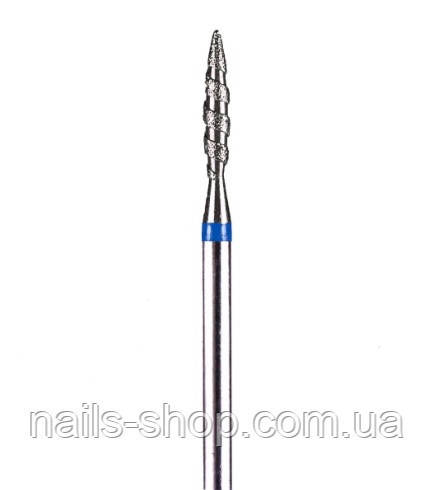 Фреза з алмазним напиленням Торнадо, синя, фото 1