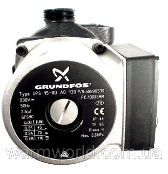 1.039415 Насос Zeus, Victrix Grundfos 15-50 130 Immergas, фото 1