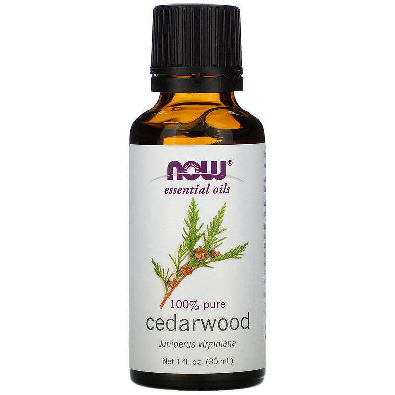 Ефірна олія кедра NOW Foods "Cedarwood" (30 мл)