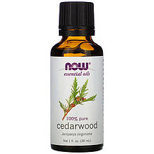 Ефірна олія кедра NOW Foods "Cedarwood" (30 мл)