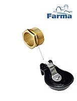 Затискна гайка клапана чавунної поїлки на 1,5л FARMA