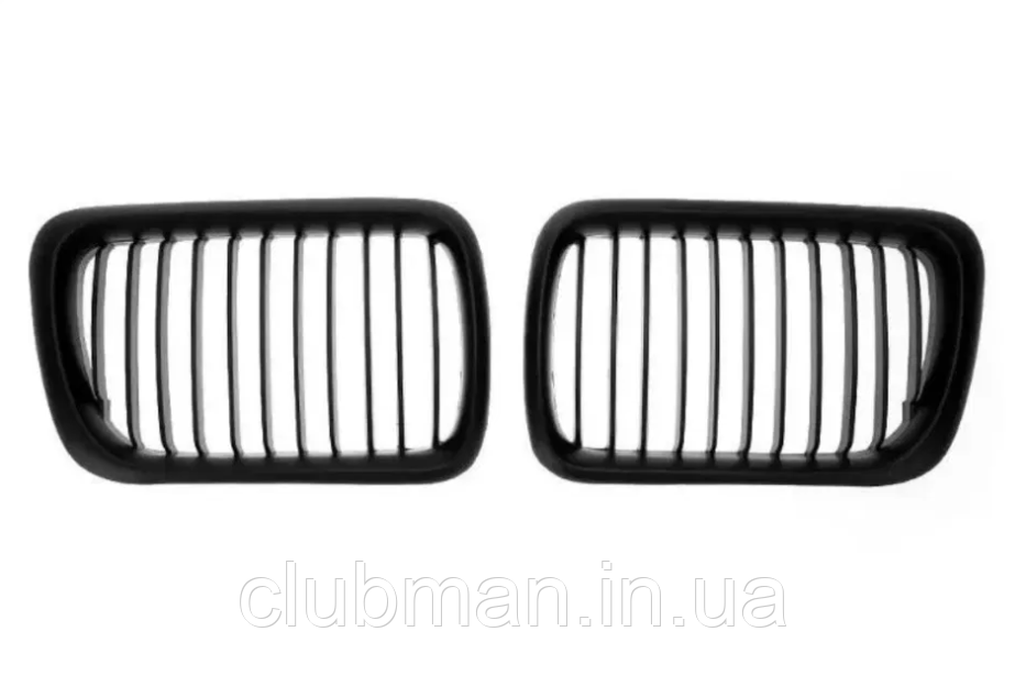 Решітка ноздрі радіатора для BMW (БМВ) 3 series E36 LCI (1997-1999) Матова Рестайл