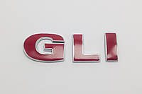 Емблема кузова VW Volkswagen Jetta GLI червона