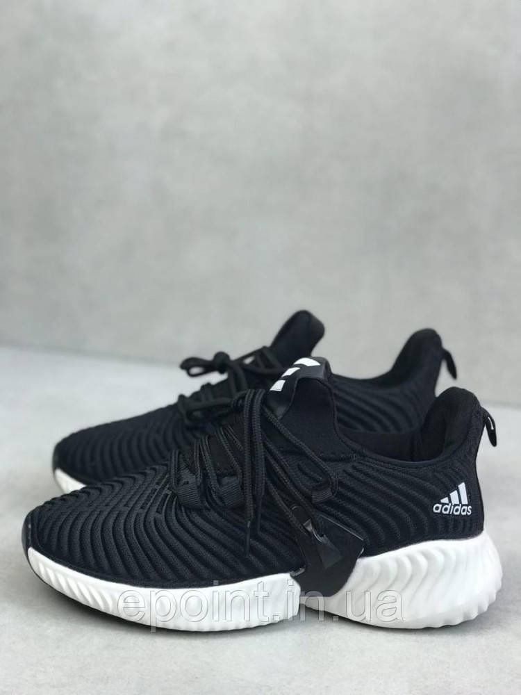 Adidas Alphabounce Instinct чорні з білим