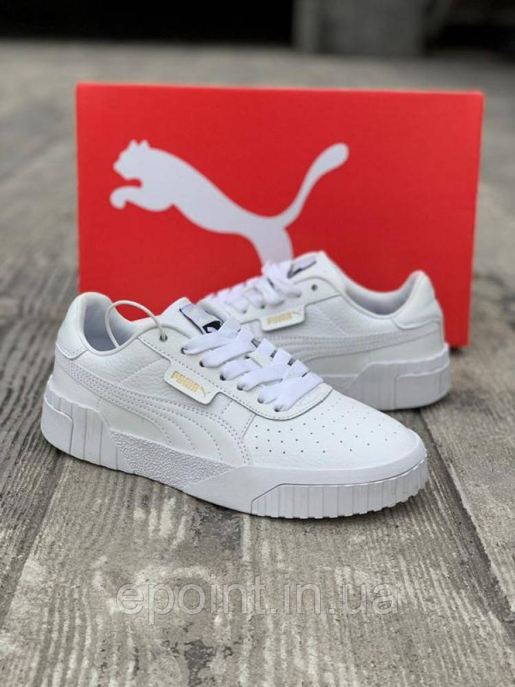 Puma Cali білі жіночі кросівки