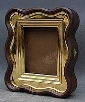 Фігурний кіот для ікони з внутрішньої позолоченій рамою., фото 3