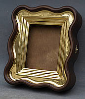 Фігурний кіот для ікони з внутрішньої позолоченій рамою., фото 10