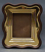 Фігурний кіот для ікони з внутрішньої позолоченій рамою., фото 4