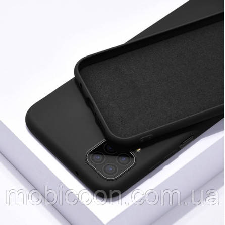 Чохол Silicon Case для Huawei P40 Lite Black (хуавей п40 лайт чорний), фото 1