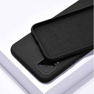 Чохол Silicon Case для Huawei P40 Lite Black (хуавей п40 лайт чорний)