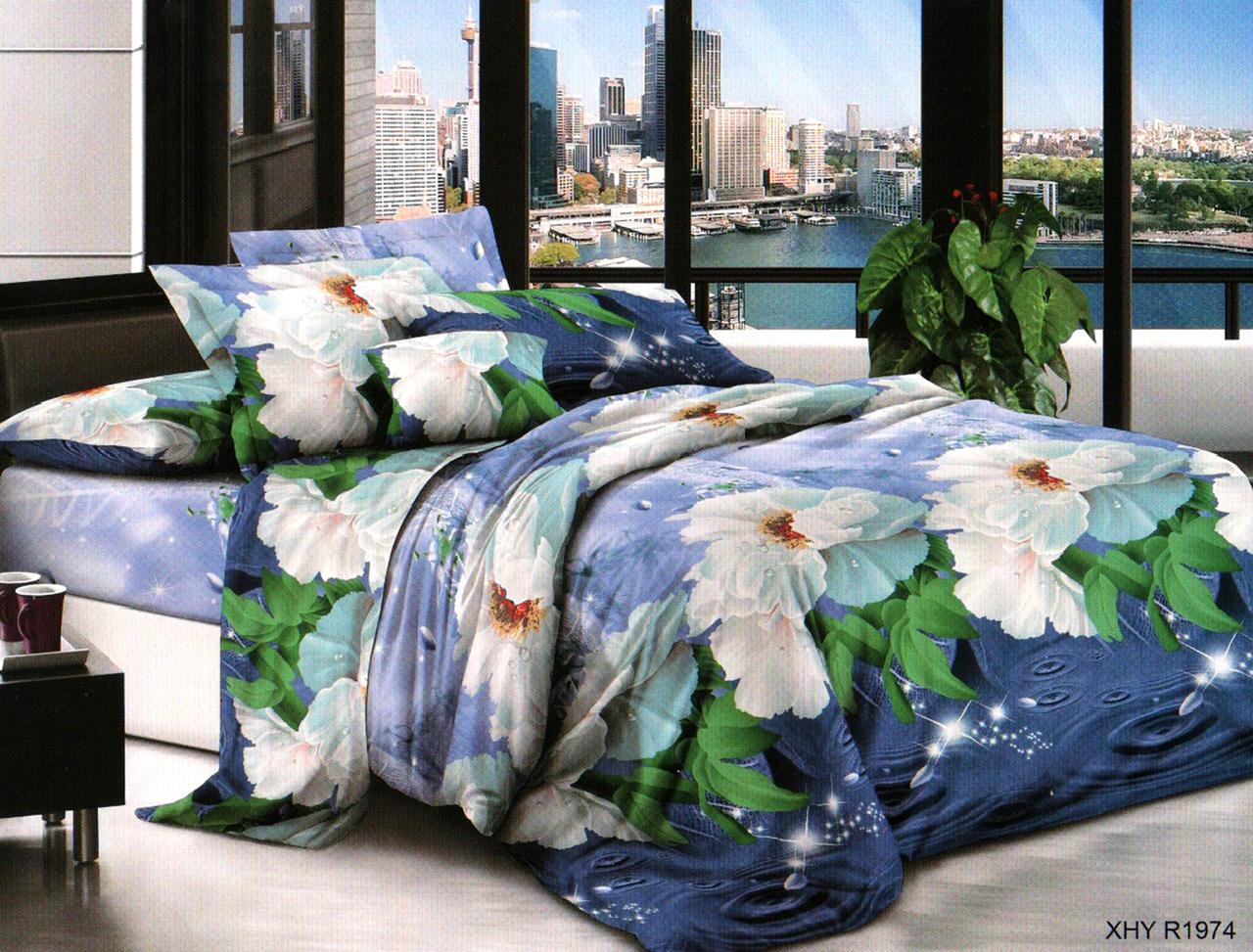 Набір постільної бязь Noпл415 Полуторний 150х220, фото 1