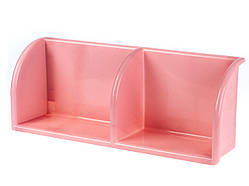 Полиця R-Plastic універсальна 25*20*13,5 см рожева
