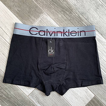 Труси чоловічі боксери бавовна Calvin Klein 04, чорні, розмір L (46-48), 09101