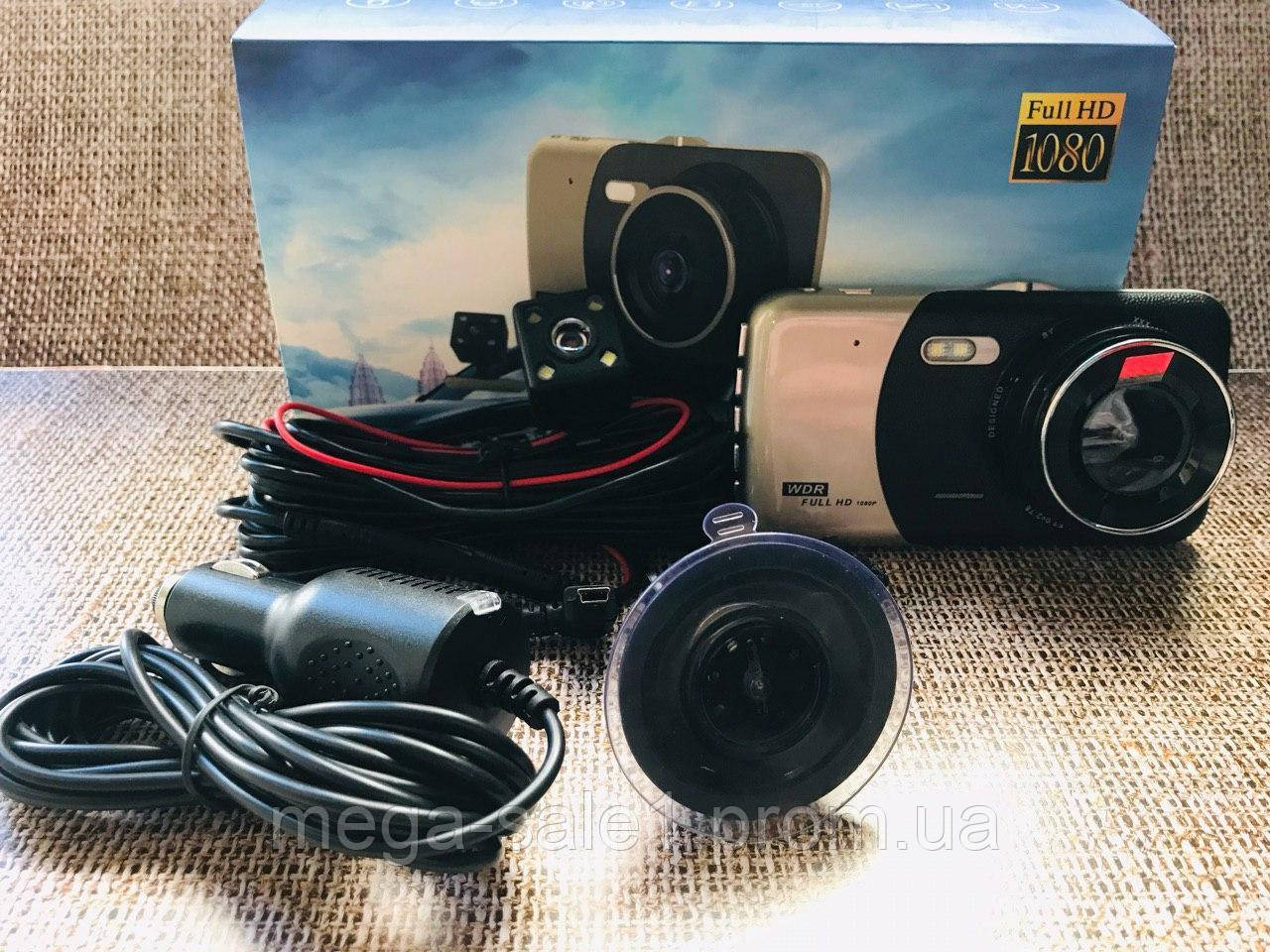 Купить Видеорегистратор автомобильный DVR CT503 1080P с двумя камерами ...