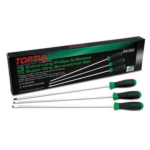 Набір довгих викруток 3 предмета, Toptul GAAE0305, фото 1