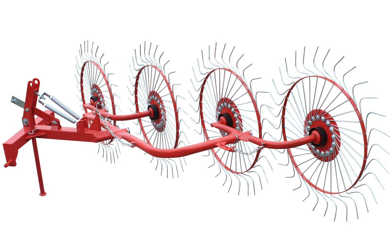 Граблі ворушилки для трактора «Сонечко» 4-колісні