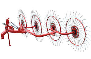 Граблі ворушилки для трактора «Сонечко» 4-колісні