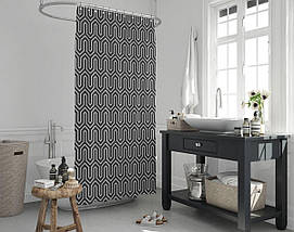 Штора для ванної Tropik Ethnic Туреччина 180*200 см, фото 6