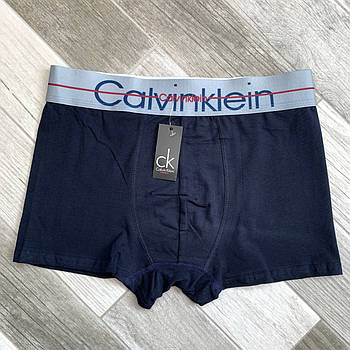 Труси чоловічі боксери бавовна Calvin Klein 04, темно-сині, розмір L (46-48), 09105