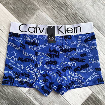Труси чоловічі боксери бавовна Calvin Klein 07, електрик, розмір L (46-48), 09156
