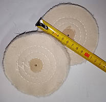 Мусліновий круг 100 мм білий тканинний