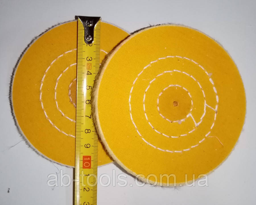 Диск мусліновий 100 мм полірувальний жовтий