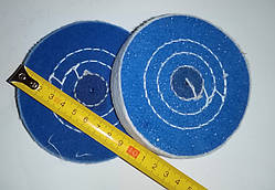 Круг полірувальний мусліновий 100 мм синій