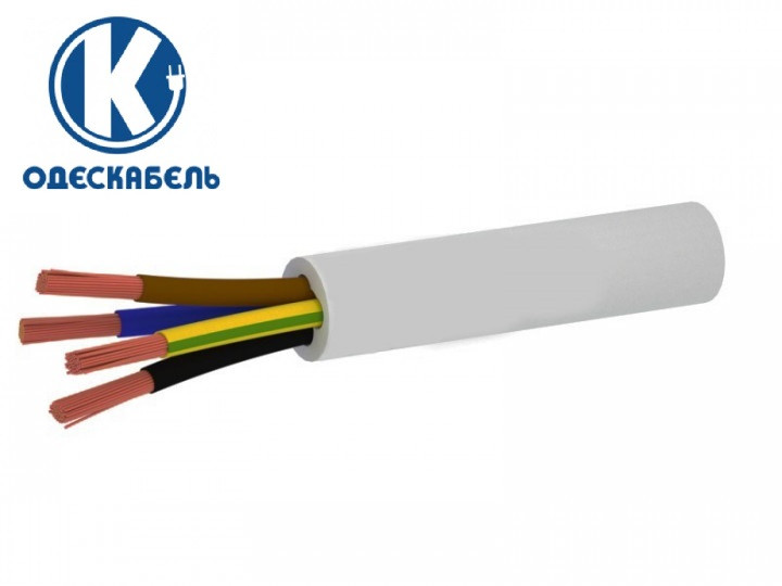 Провід ПВСм 3*6+1*6 ОдесКабель мідний гнучкий багатожильний з'єднувальний (кабель ПВС 4х6)