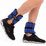 Обтяжувачі-манжети для рук та ніг Zelart FI-1967-3 2x1.5кг, фото 7