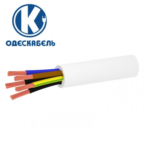 Провід ПВСм 4*1,5+1*2,5 ОдесКабель мідний гнучкий багатожильний з'єднувальний (кабель ПВС 5х2,5)