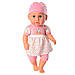 Лялька-пупс 6895 інтерактивна з ліжечком, фото 4