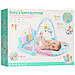 Розвивальний килимок для немовляти 9915 В із піаніно, МР3, мікрофон, музика, світло, 820*500 мм, фото 2