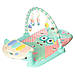 Розвивальний килимок для немовляти 9915 В із піаніно, МР3, мікрофон, музика, світло, 820*500 мм, фото 3
