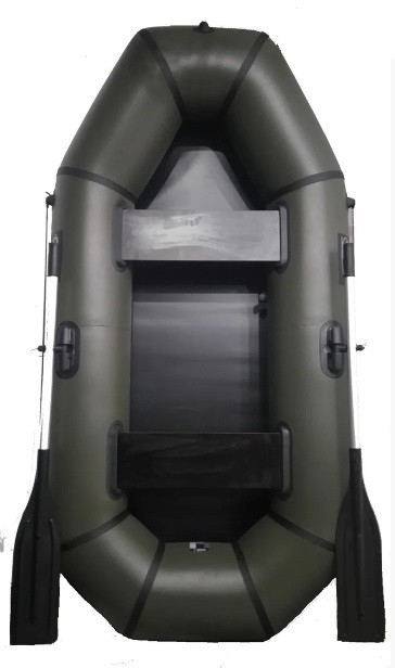 Човен ПВХ надувний двомісний Grif boat GL-250L поворотні кочети, фото 1
