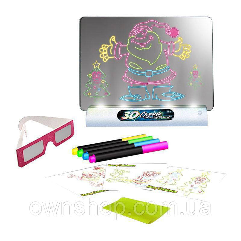 3D дошка для малювання. Чарівна магічна дошка MAGIC DRAWING BOARD 3D, фото 1