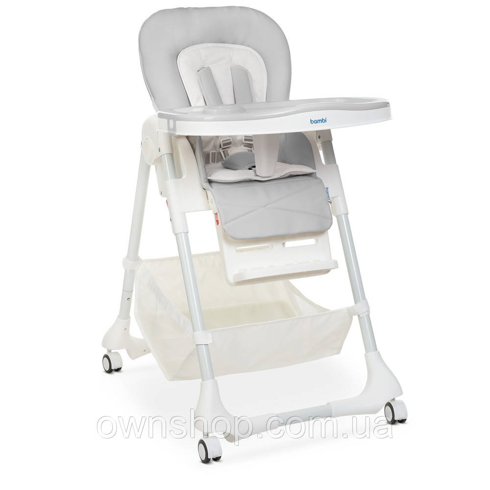 Дитячий cтульчик-трансформер для годування M 3822, сірий, фото 1