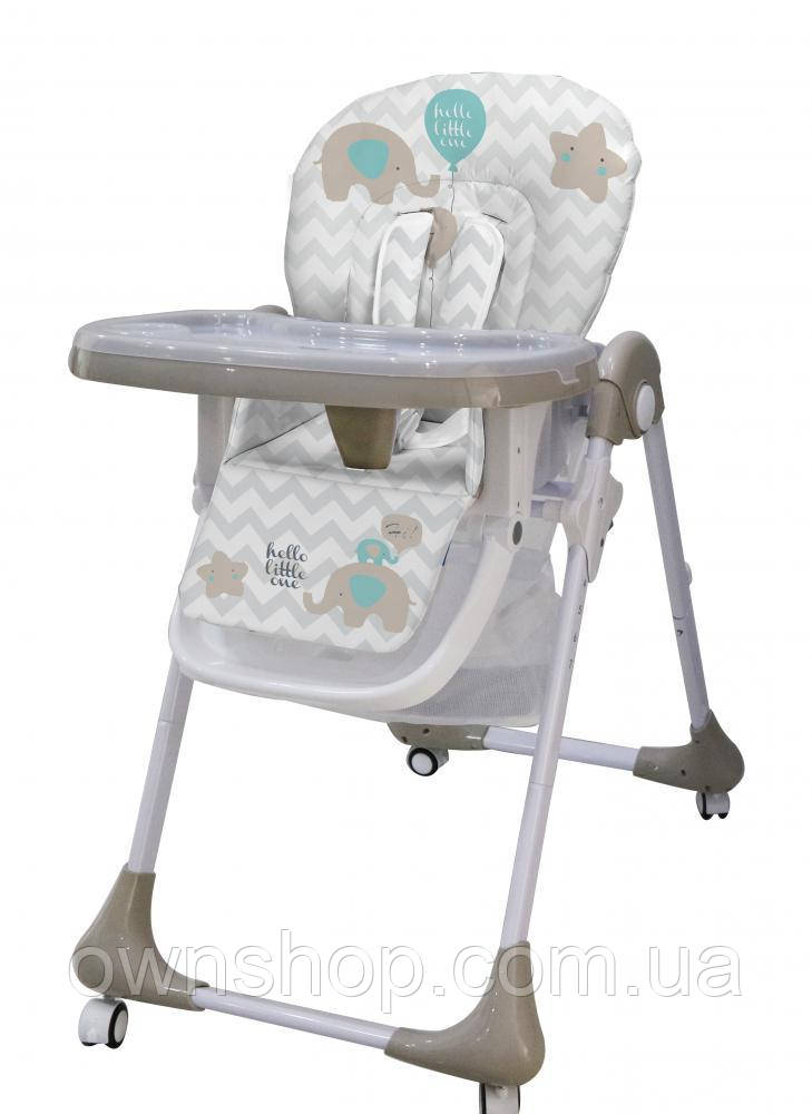 Дитячий cтульчик-трансформер для годування M 3233 ELEPHANT BEIGE, фото 1