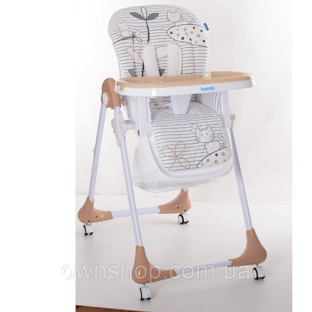 Дитячий cтульчик-трансформер для годування M 3233 CAT TOFFEE, фото 1