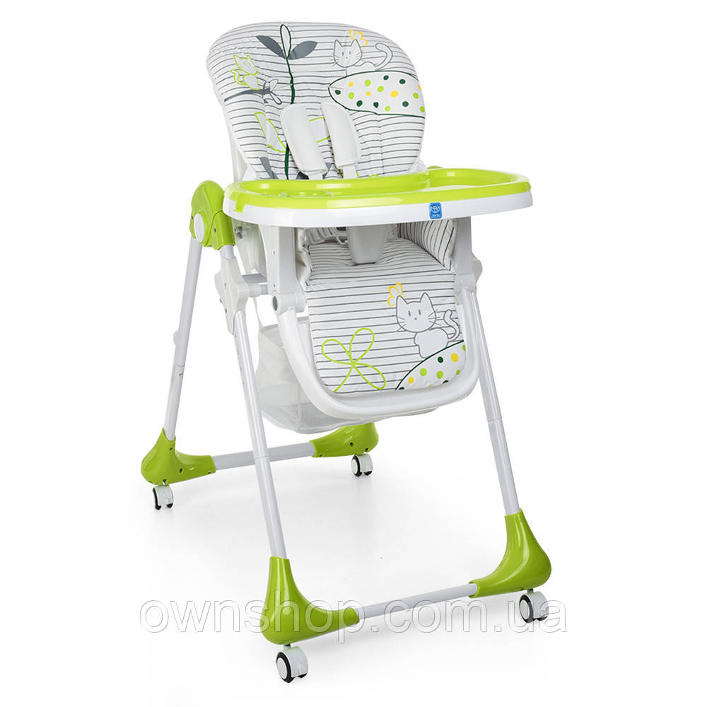 Дитячий cтульчик-трансформер для годування M 3233 CAT GREEN, фото 1