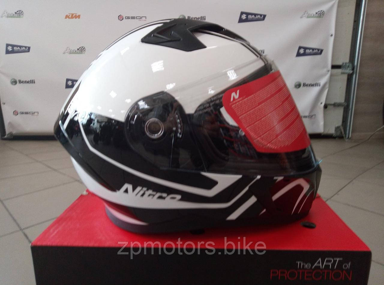 Мотошолом, шолом NITRO N2600 DVS White/Black